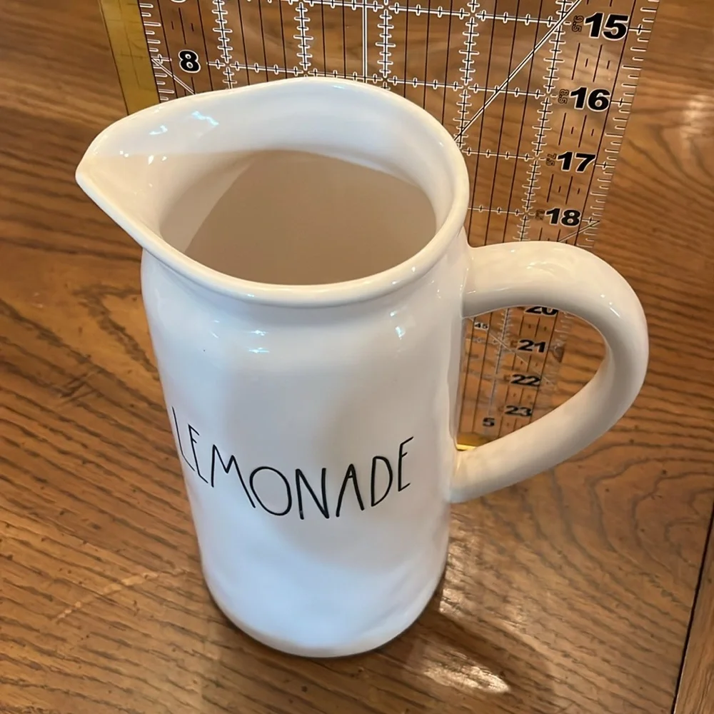 Rae Dunn LEMONADE‎ Ceramic Pitcher